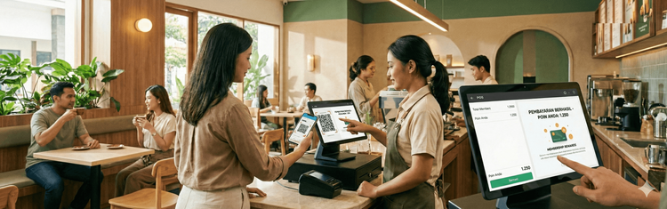 Program membership pelanggan untuk bisnis F&B dan UMKM dengan sistem kasir digital